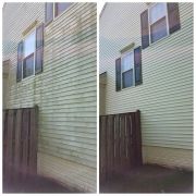Vinyl Siding Before and After Power Washing Vinyl Siding Before and After Power Washing