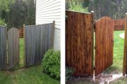Restored like new! Fence power washed